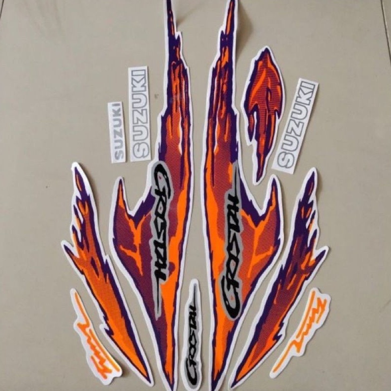 สติ๊กเกอร์ STRIPING LIST SUZUKI CRYSTAL TUNE 1994 CRYSTAL TUNE STICKER 1994
