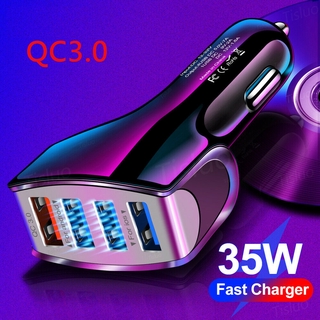 ♔P&amp;M♚ Car Charger Quick Charge 3.0 Fast Charger 4 Port USB Adapter Charger