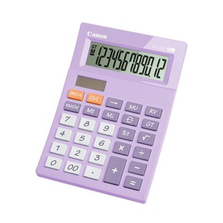 เครื่องคิดเลข สีม่วง Canon AS-120V Purple Calculator Canon AS-120V