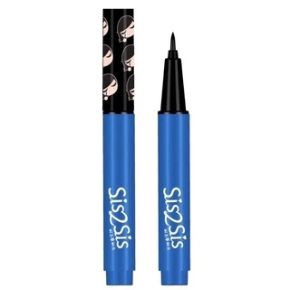 (ซอง)Sis2Sis มินิ อายไลเนอร์ #01 Midnight Black