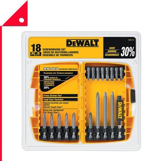 DEWALT : DWTDW2174* ชุดดอกไขควง Screwdriver Set, 18-Piece