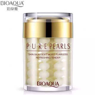 Bioaqua Pure Pearls Cream ครีมบำรุงหน้า ครีมลดริ้วรอย รอยตีนกา ยกกระชับหน้า ช่วยให้ผิวหน้าใสตึง หน้าเด็ก