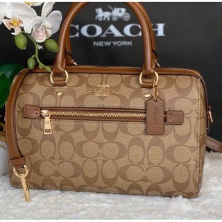 COACH ROWAN SATCHEL ลาย c