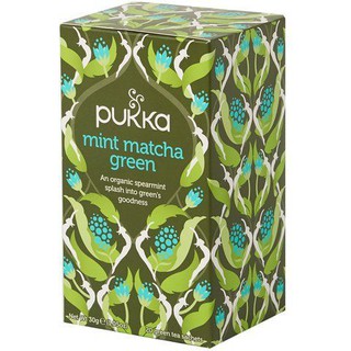 Pukka Mint Matcha Green Tea 20bags  ปุ๊กกะมิ้นท์มัทฉะกรีนที 20 ซอง