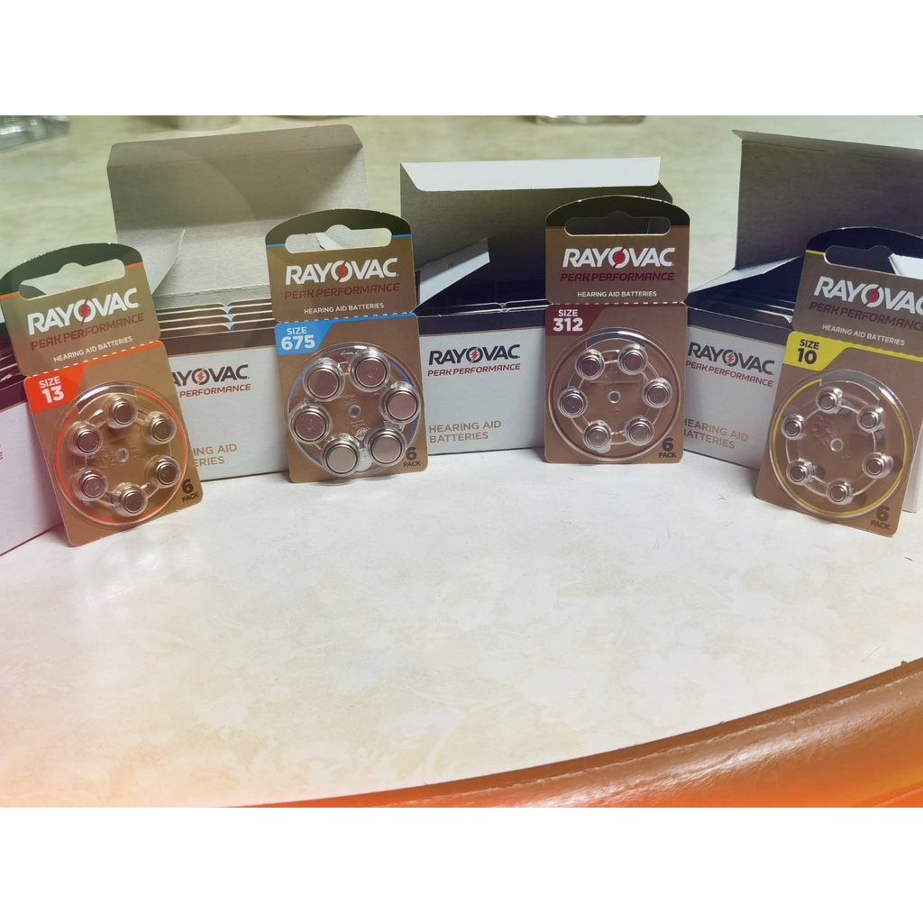 ถ่านเครื่องช่วยฟัง Rayovac PEAK เบอร์ 675 ของแท้ 100% คุณภาพดี ผลิตจากประเทศอังกฤษ - รูปที่ 3