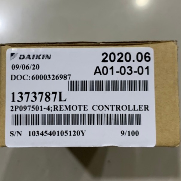 DAIKIN remote ARC433A24 1373787L/1606425L รีโมทไดกิ้น ตัวยิงไดกิ้น ตัวกดไดกิ้น ของแท้ ราคาถูก ส่งเร็ว