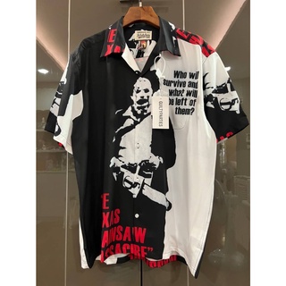 เสื้อเชิ้ต WACKO MARIA PRINT SHIRT สินค้าพร้อมส่ง งานดีสุด ถ่ายสดจากสินค้าจริง Size S - XL