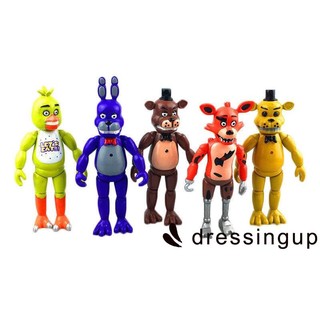 5pcs / Set Five Nights at Freddy&amp; Action Figures ของเล่นสำหรับเด็กของขวัญคริสต์มาส