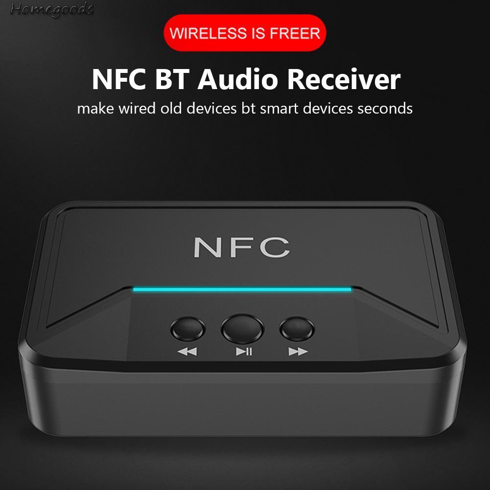 Practical BT200 NFC Bluetooth 5.0 Receiver 3.5mm AUX Adapter Wireless ...