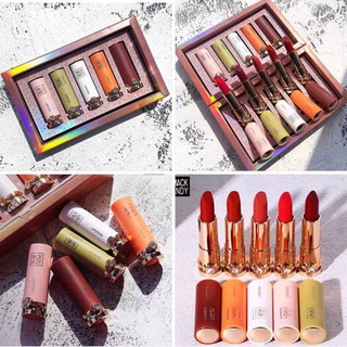 เซตลิป Mack Andy ลิปสติกเนื้อนุ่ม  5 สี   ลิปสุดเริ่ดสีแรง Lipstick สไตล์เกาหลี