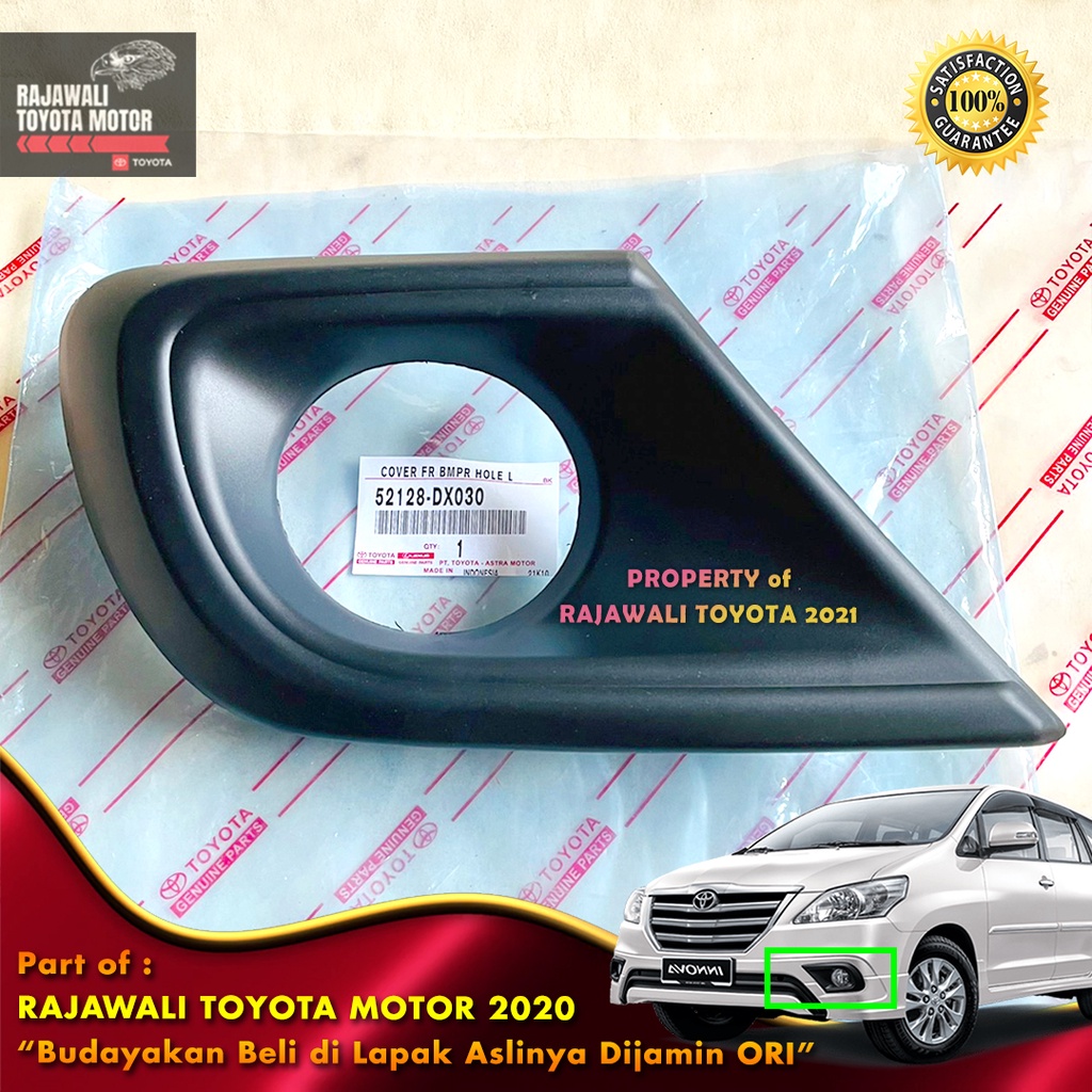 Grand Innova 2013-2015 Foglamp ฝาครอบซ้ายขวาไฟตัดหมอกแหวนฝาครอบใหม่เดิม 52127/8-DX030