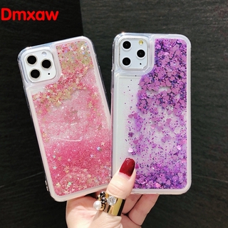 Casing For OPPO A7 A5S A3S A12 A12e R17 R15 Pro Realme C1 A3 R11s Plus Phone Case Fashion Cartoon Glitter Liquid Quicksand Soft TPU Back Cover