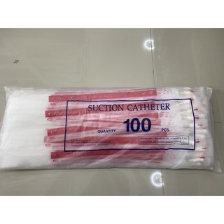 SUCTION TUBE NO.12 ขาว 100เส้น/แพ็ค