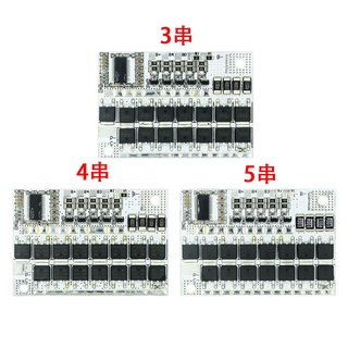 3s 4S 5S BMS 12V 21V 3.2V 3.7V 100A Li-ion LMO บอร์ดวงจรป้องกันลิเธียม ลิเธียมโพลิเมอร์ สมดุลการชาร์จ