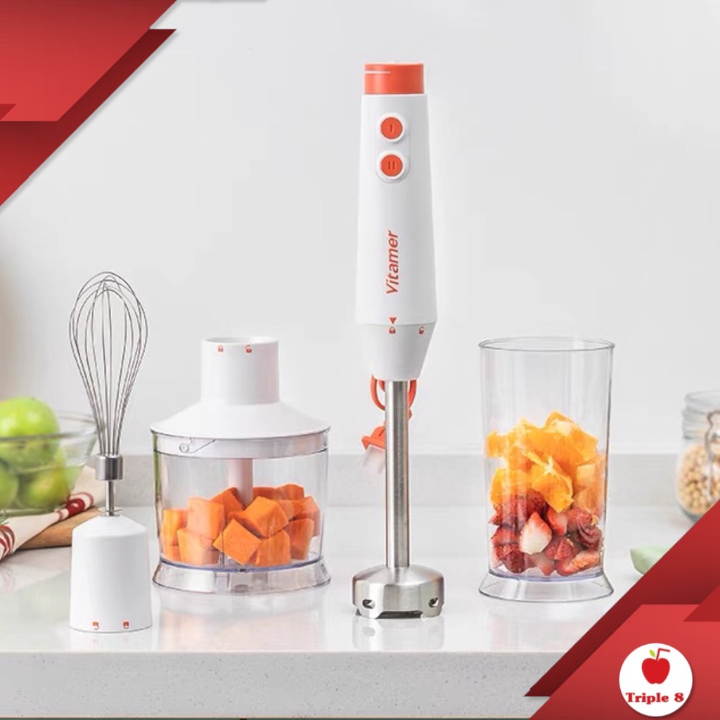 >>ใส่โค้ด44HA200 ลดเพิ่ม 178.-<<Vitamer เครื่องปั่นมือถือเอนกประสงค์ รุ่นVIT-S013 เครื่องผสมอาหาร 4i