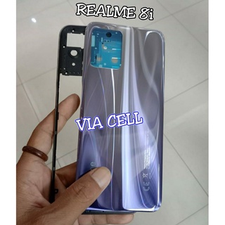 เคสด้านหลังจอแอลซีดี สําหรับ Realme 8i Bezel