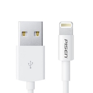 Pisen สาย Lightening เเบบ Fast Charge 1m. (white) ของแท้ประกันศูนย์ไทย