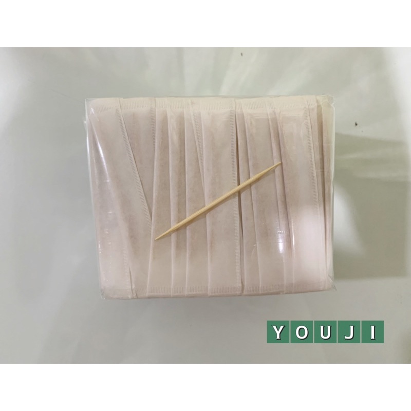 ไม้จิ้มฟันซอง 2 ปลาย แบบแพ็ค 500 ชิ้น (ซองขาว) / Double ended toothpick 500 pcs