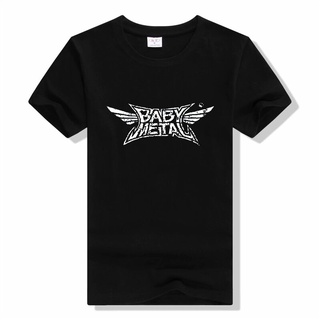 เสื้อยืดผ้าฝ้ายพิมพ์ลายขายดี [S-5XL] เสื้อยืด พิมพ์ลายวง BABYMETAL ป๊อปเมทัล สไตล์ญี่ปุ่น ฤดูร้อน สําหรับผู้ชาย