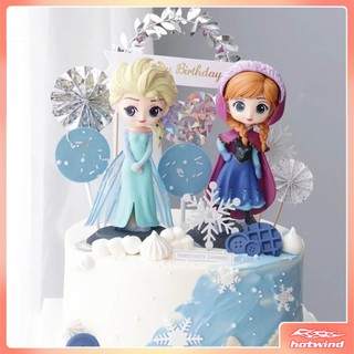 Hw Hello Kitty Elsa โมเดลเจ้าหญิง โมเดลการ์ตูนแต่งเค้ก โมเดลเจ้าหญิงดิสนี่