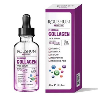 ROUSHUN Plumping Collagen serum 30ml. ของแท้100%