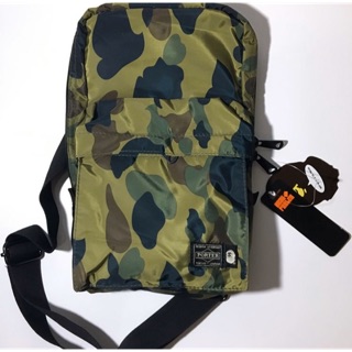 BAPE x PORTER  1ST CAMO Sling Bags (rareitem)แท้ กันน้ำ