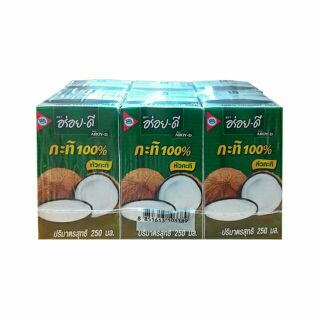 กะทิ อร่อยดี 250ml แพค6กล่อง