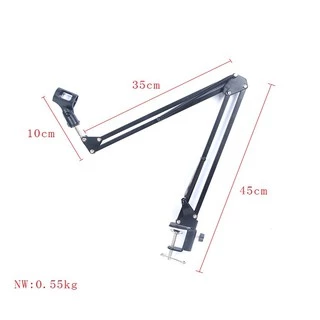 Microphone Arm Stand ขาตั้งไมค์โครโฟนแบบหนีบโต๊ะ