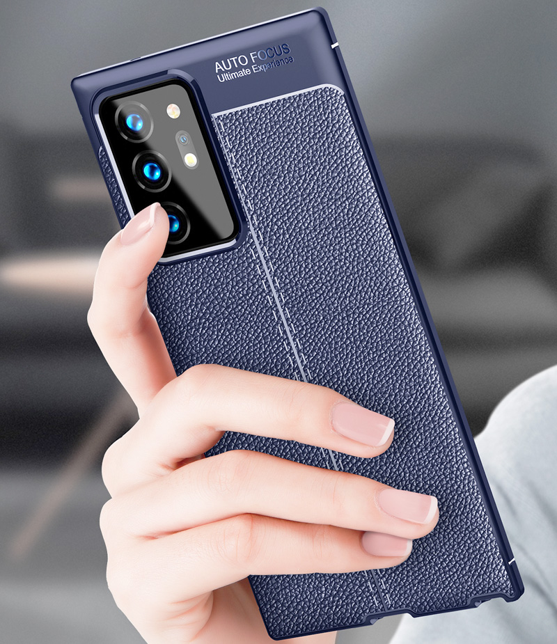 สําหรับ Samsung Galaxy Note 20 Ultra 5G ShockProof ยาง Slim TPU หนังฝาหลัง - รูปที่ 4