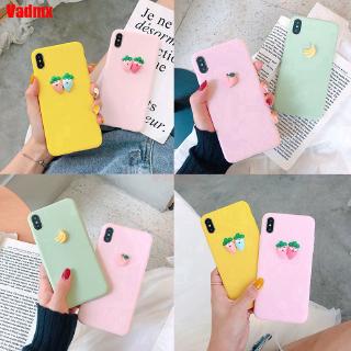 Huawei Y7 Y6 Prime Pro Y9 Y5 2019 P20 P30 Pro Lite case 3D Radish Peach Banana Fruit Cute Fresh TPU Soft Cover