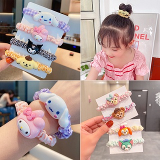 Korean Cute Cartoon Scrunchies Hair Tie Ponytail Rubber band Hair Band