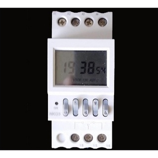 เครื่องตั้งเวลาดิจิตอล 16A220V  Output relay 8 on/ 8 off Programmable Electronic Timer ตัวตั้งเวลา มีแบตเตอรี่ lithium