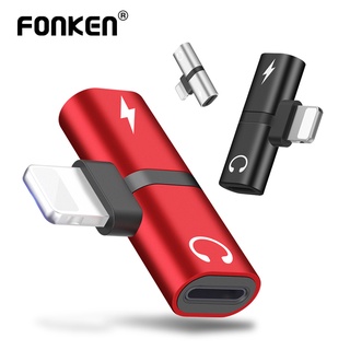 Fonken 2 In 1 อะแดปเตอร์ชาร์จหูฟัง Usb Type C