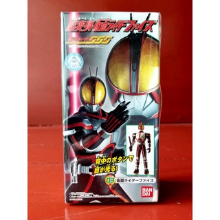 [VINTAGE RARE 2003] BANDAI CANDY TOYS KAMEN RIDER 555 (Faiz) ฟิกเกอร์ 5 นิ้ว มีระบบไฟที่ตา งานเก่าสินค้าปี 2003 ของแท้