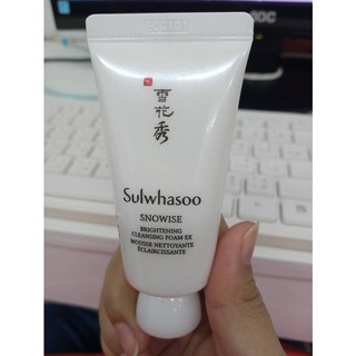 Sulwhasoo Snowise Brightening Cleansing Foam 30ml. แบบไม่มีกล่อง