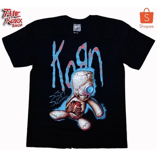 เสื้อยืดคอกลมเสื้อวง Korn MS-147 เสื้อวงดนตรี เสื้อวงร็อค เสื้อนักร้องS-4XL