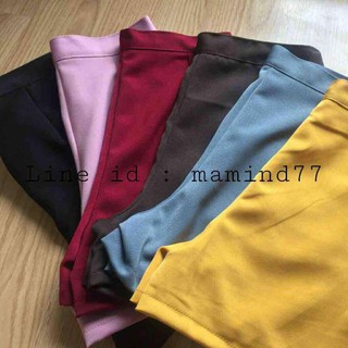 กางเกงฮานาโก๊ะ (สีเหลือง สีดำ) ขาสั้น ทรงสวย ใส่สบาย มีหลายสี Size S M L XL