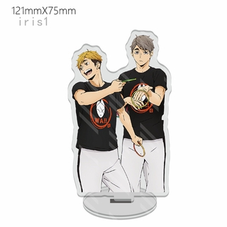 ฟิกเกอร์อะคริลิก Anime Haikyuu ! !  แบบตั้งโต๊ะ สำหรับตกแต่ง