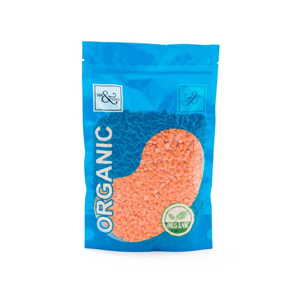 ❈✠ถั่วเลนทิลสีแดงออร์แกนิค  (250g) / Mr.&Mrs. Red Lentil Organic (250 g.)