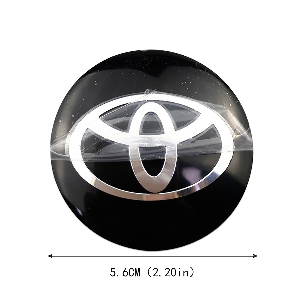 สติกเกอร์ติดล้อรถ ลายนูนสําหรับ ติดตกแต่งล้อรถยนต์  ขนาด 56 มม. 4 ชิ้น - รูปที่ 5