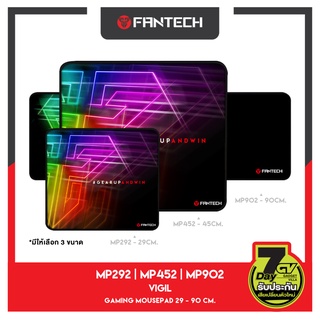 FANTECH Gaming Mousepad speed แผ่นรองเมาส์แบบสปีด สำหรับเล่นเกมส์ รุ่น MP292 29cm. / MP452 45cm. / MP902 90cm.