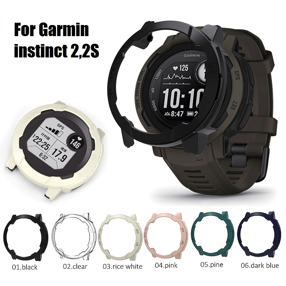 เคส Garmin Instinct 2 / เคส Instinct 2 solar / Instinct 2S Cover PC Hard Edge Frame Garmin Instinct 