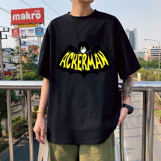 T-shirt  สินค้าใหม่ เสื้อยืดแขนสั้นลําลอง ผ้าฝ้าย 100% พิมพ์ลายอนิเมะ Attack on Titan Mikasa·Ackerman ทรงหลวม สําหรับผู้