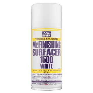 สีสเปย์รองพื้นขาว B529 Mr. Finishing Surfacer 1500 White Spray 170ML