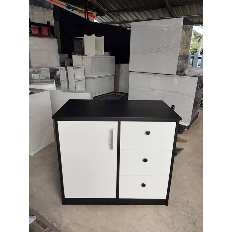 ราคาถูก Hawa 90 Furniture เคาน์เตอร์รุ่น 1บาน 50*100*80 (เลือกสีได้)