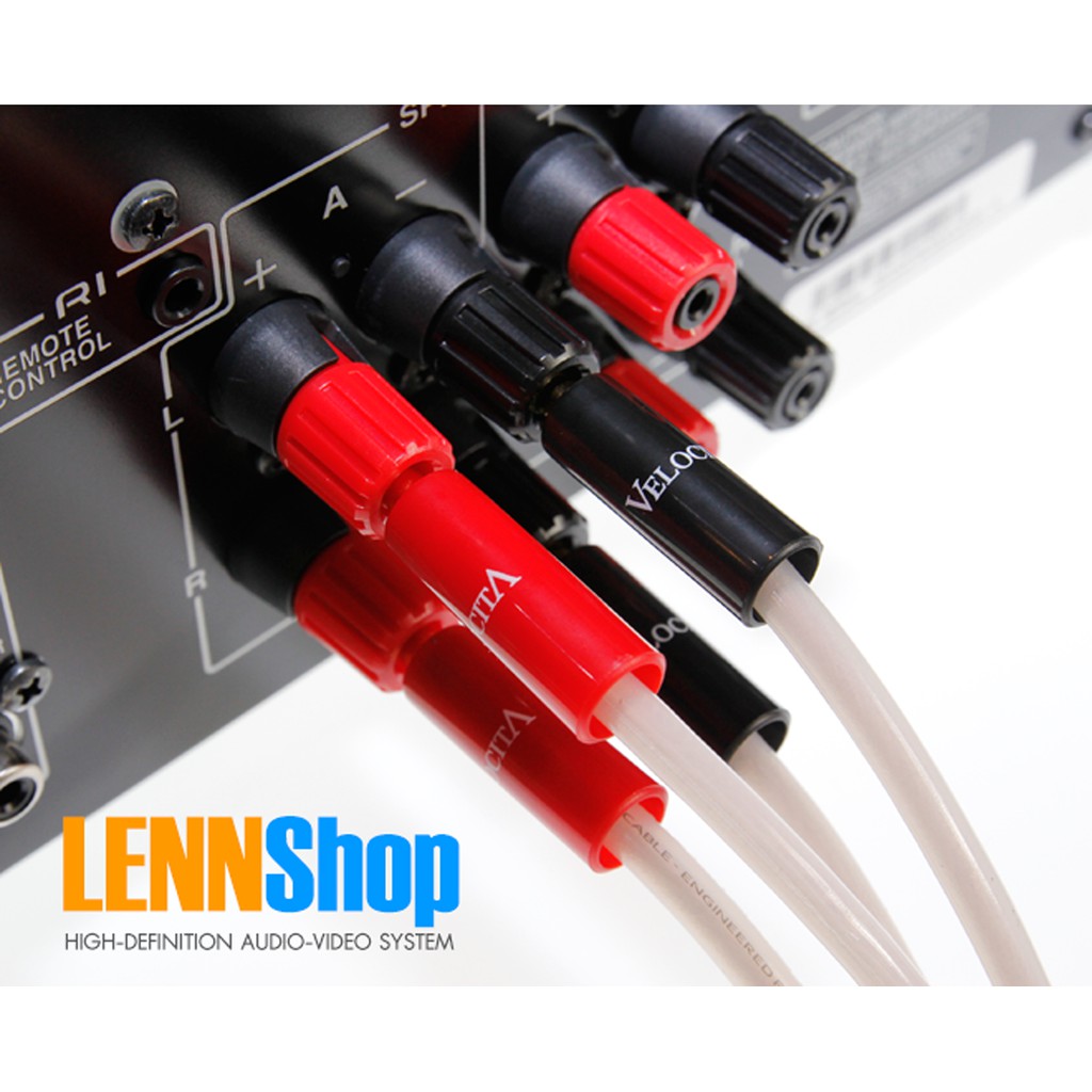 VELOCITA : Banana Speaker Plugs - GoldPlate 24K 4 Pcs. Banana Audio Grade / LENNSHOP / Velocita
