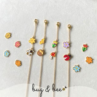 (ใส่โค้ด VMCLQ3 : ขั้นต่ำ 500 ลด 80.-) New ! Bug&amp;Bee collection สายคล้องแมส