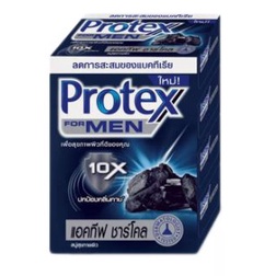 Protex Men Active Charcoal สบู่ก้อนโพรเทคส์ 65*4 กรัม