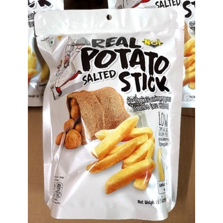 มันฝรั่งอบกรอบ เฟรนฟราย ตราเอ็นโอไอ ​Real Potato Salted Stick มันฝรั่งแท้ทอดกรอบโรยเกลือ เฟรนช์​ฟ​รา​ยส์แท่ง เจ