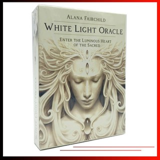 【Ready Stock】44 Sheets White Light Oracle Cards